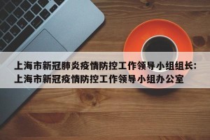 上海市新冠肺炎疫情防控工作领导小组组长:上海市新冠疫情防控工作领导小组办公室